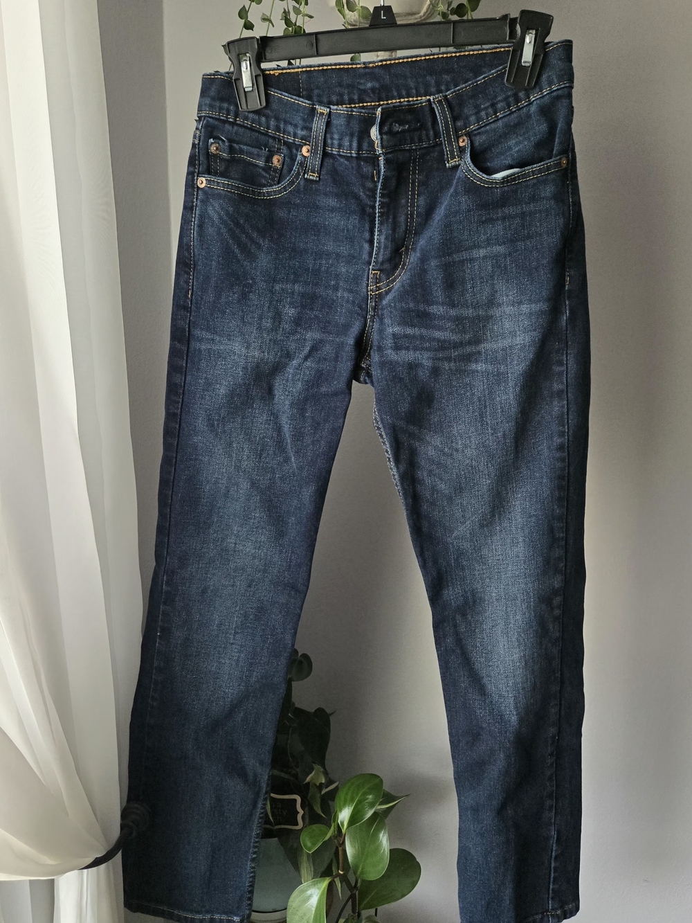 Levi's 511 Slim Fit Men's Jeans 28x30 Dark Wash Blue Denim Stretch